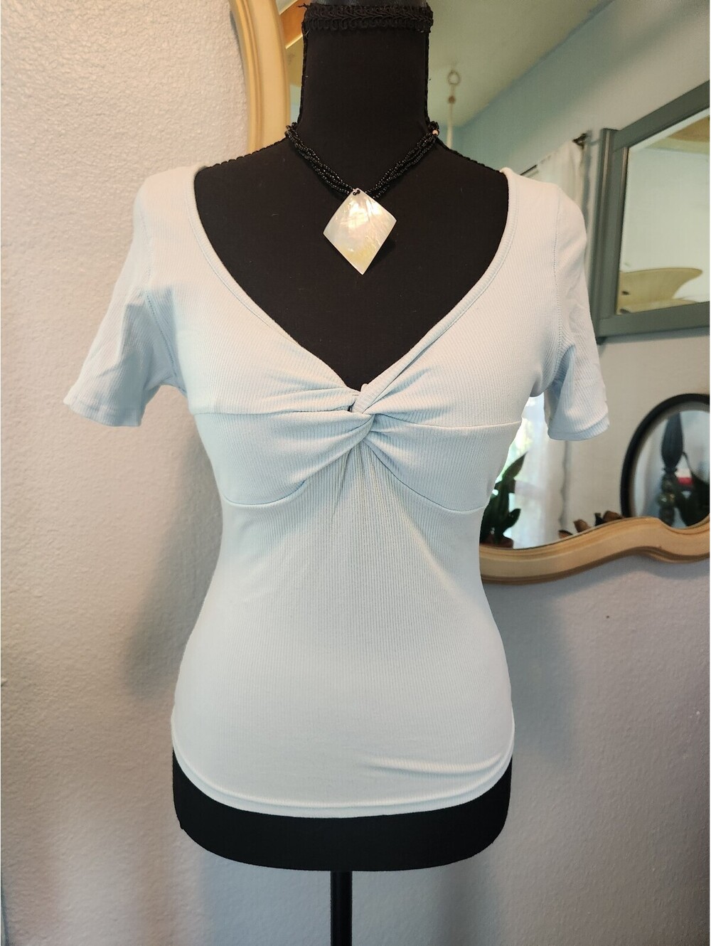 New tee shirt w built-in bra